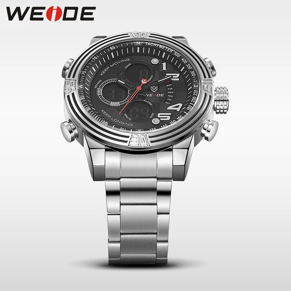 Weide роскошные спортивные кварцевые наручные часы мода & случайные подлинной