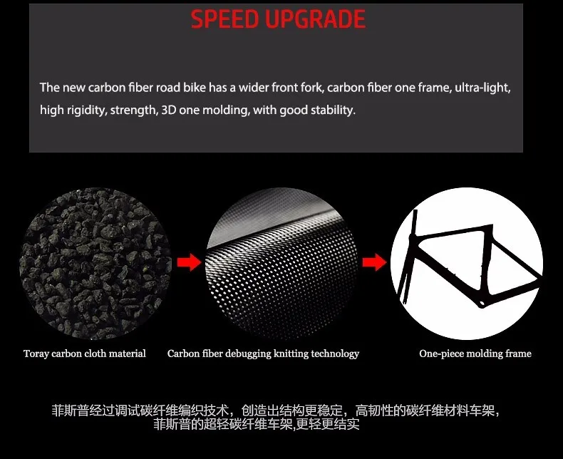 Clearance 700c Cycling Carbon Road Cycling Speed Variable 22 Speed System Bicycle Lightweight Carbon Fiber Frame Front Fork Bike 13 Clearance 700c Cycling Carbon Road Cycling Speed Variable 22 Speed System Bicycle Lightweight Carbon Fiber Frame Front Fork Bike 13