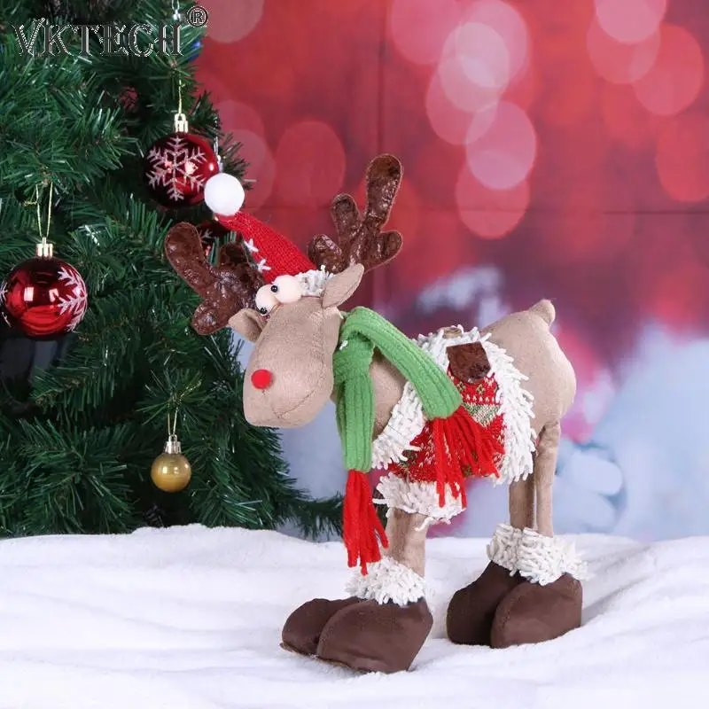

Santa Claus Snowman Reindeer Doll Christmas Ornaments Pendant Christmas Decoration for Home New Year Gifts Kids Toys
