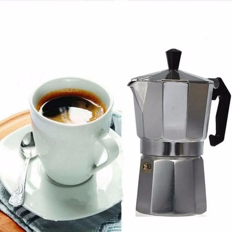 50/150/450ml Protable Espresso Coffee Pots Aluminum Moka Pot Coffee