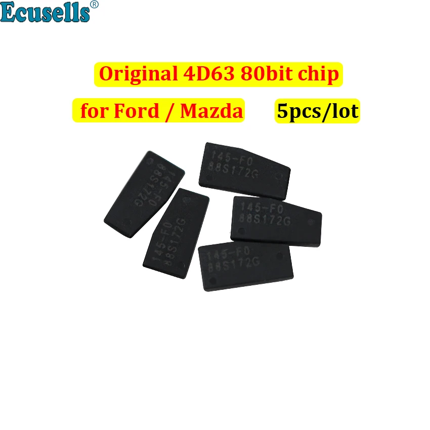 5 шт./лот оригинальный высококачественный 4D63 ID83 80 бит 4DID63 80bit чип для Ford mazda