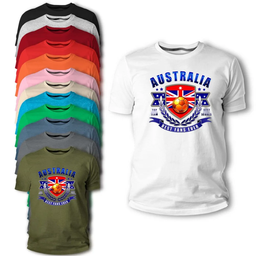 Новая мужская футболка Мужская для футбола с надписью Legend Soccer FuBball Australia Herren
