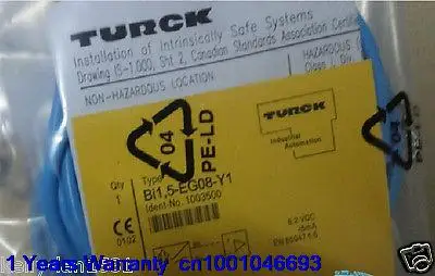 

DHL/EUB 5pcs New Turck Proximity Sensor BI1.5-EG08-Y1 15-18