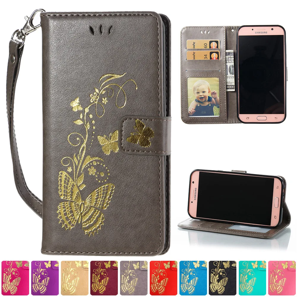 Флип кейс для Samsung Galaxy A7 2017 A720/DS чехол телефона кожаный A 7 720 A720F/DS чехлы|case for samsung