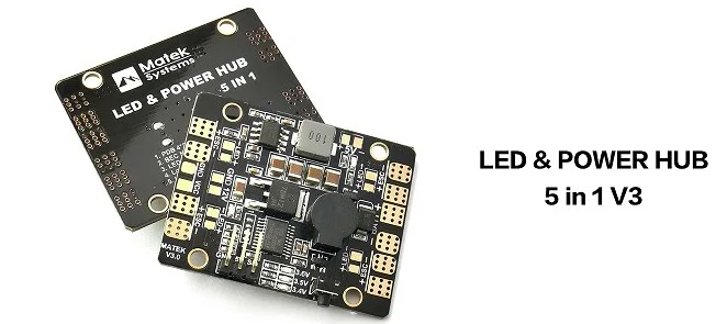 Matek Distribution Board bec-5v/12v LED navigation lamp control tracker low voltage alarm 5 in 1 &ampPower Hub | Игрушки и хобби