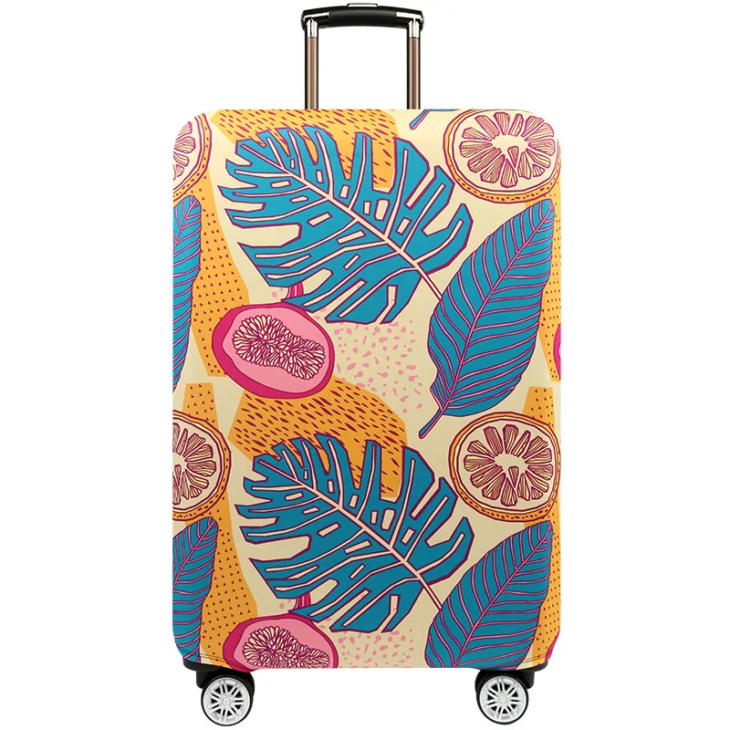Эластичный Защитный чехол Camellia для багажа 19-32 дюймов, чехол на колесиках, защитный чехол для пыли, аксессуары для путешествий - Цвет: 22