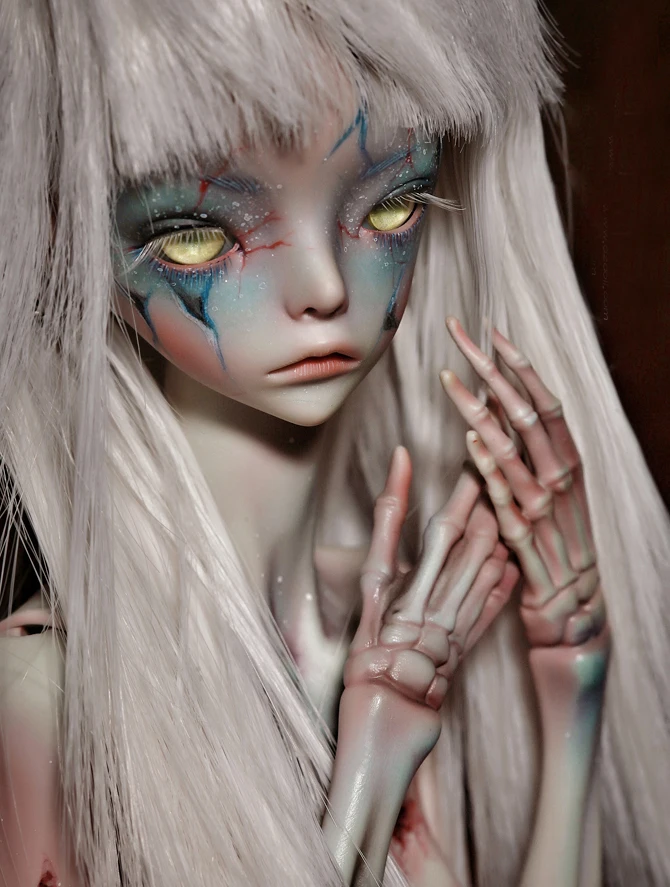 HeHeBJD The Hermit IX куклы модные куклы-зомби скелеты бесплатные глаза Смола BJD