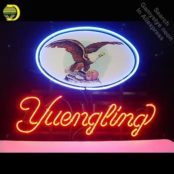 Neon Sign for Yueng Eagle Neon Bulb sign handcraft Paint Signboard Real Glass tube Dropshipping personalized neon bar lights