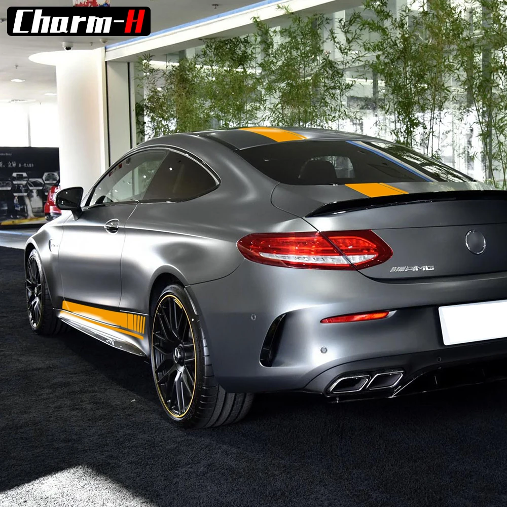 AMG Tuning Decals Sticker White 1 Set-27 Piece