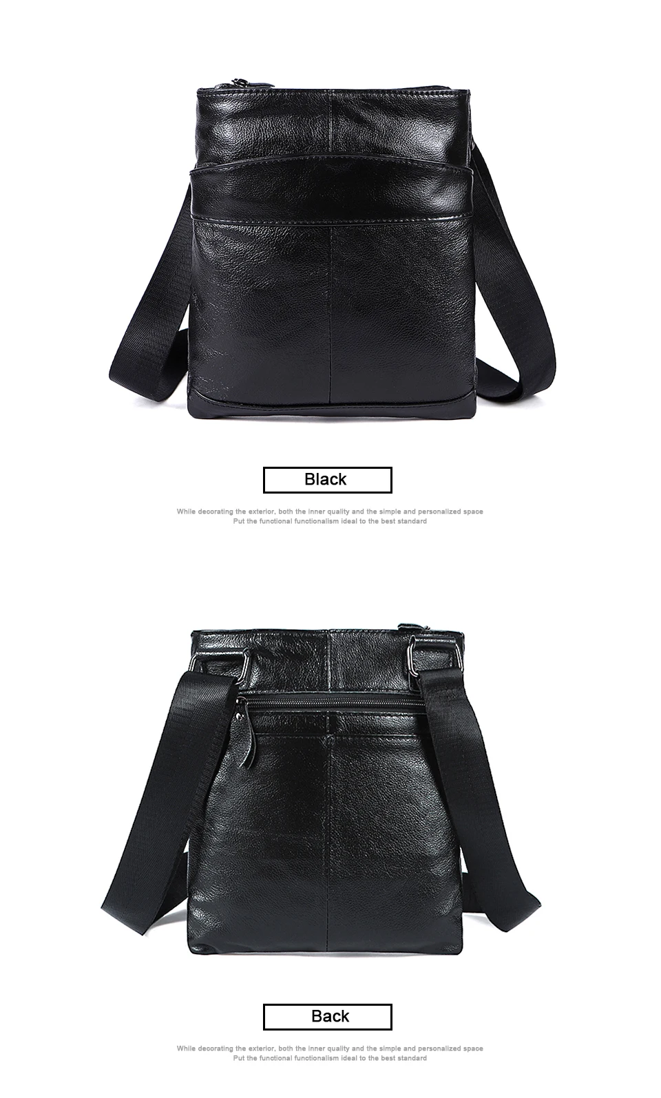  Genuine Leather Men Bag Men Messenger Bags Fashion ipad Flap Crossbody Bags Small Casual Men's Leather Shoulder Bag Man (6)