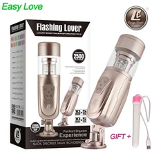 Easy Love 2 Telescopic Automatic Male masturbator for man sex vagina real pussy vibrator adult Sex Toys for Men gay sex machine