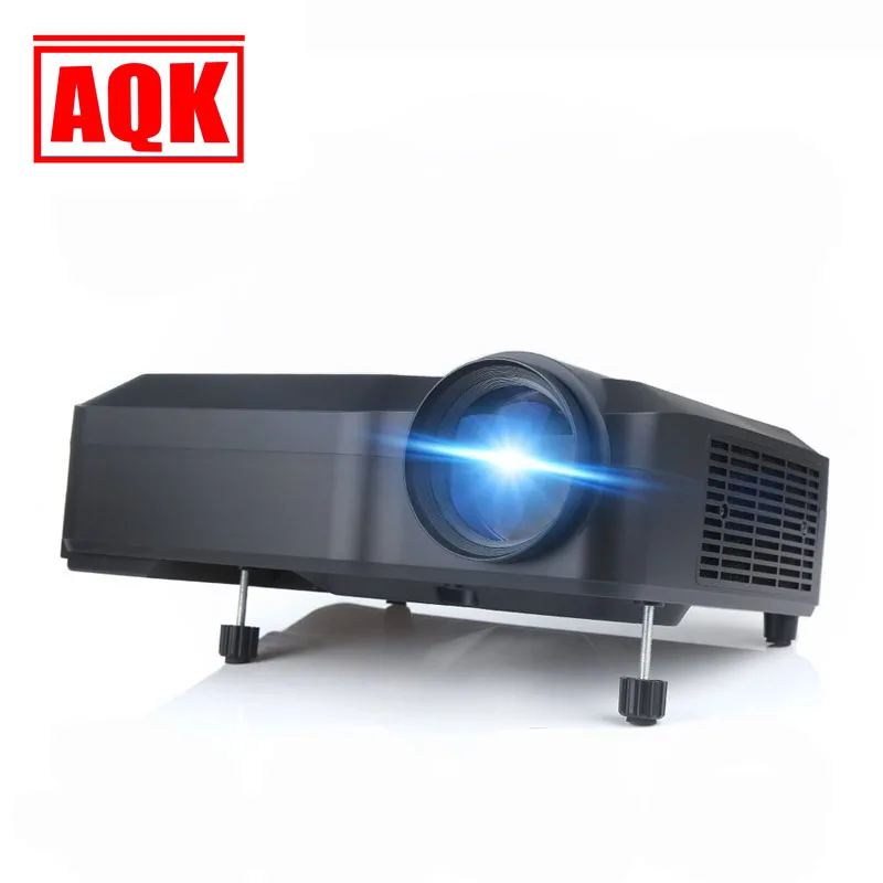 Top Rank Home Theater Projector proyector HD Cinema 1280x800 200inch 1080P TV Video HDMI USB LCD LED 3D Blu Ray Game White