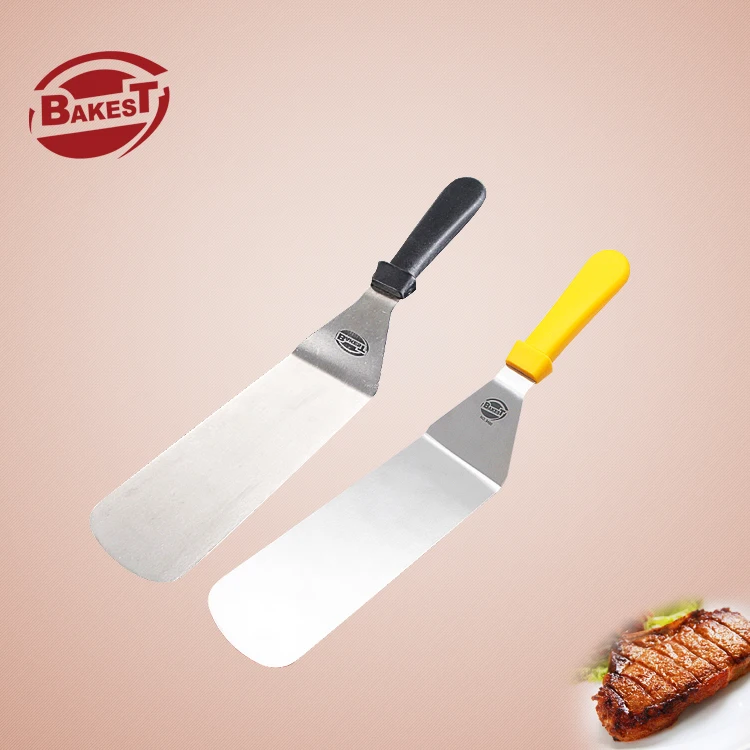 

BAKEST Stainless Steel Crank Griddle Cake Shovel With Plastic Handle Pizza Pie Baking Tools
