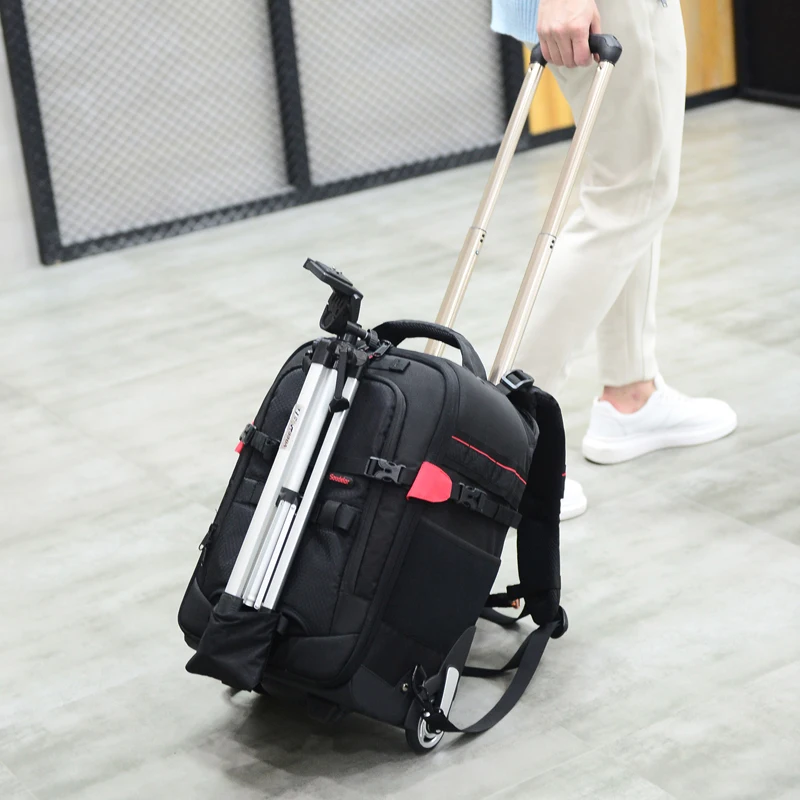  Draw-bar box Professional Large-Capacity Camera Bag Multi-functional Photography Bag Backpack