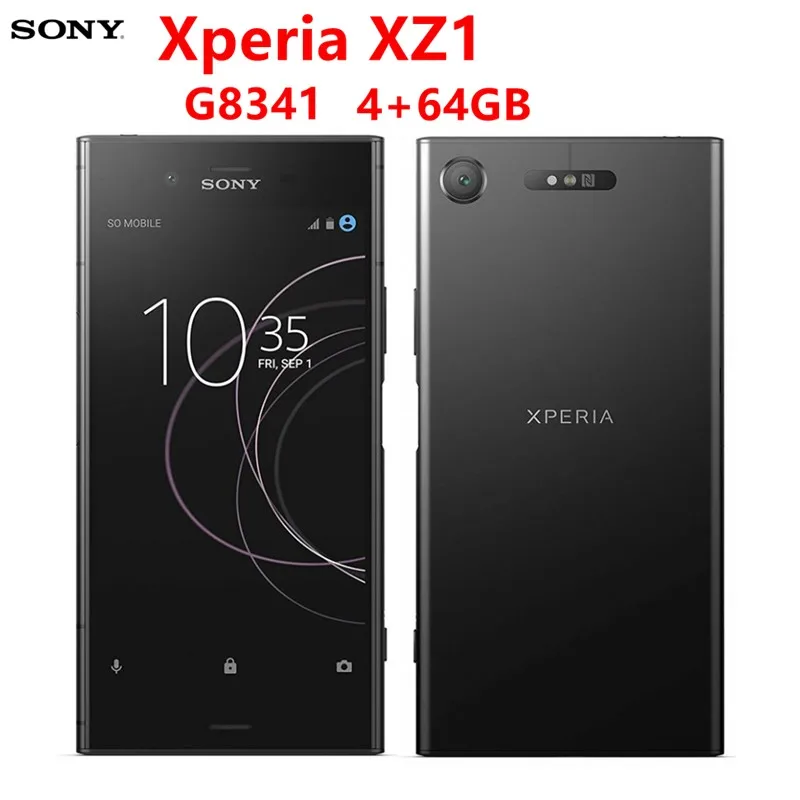 Sony Xperia XZ1 G8341 LTE Android Восьмиядерный ОЗУ 4 Гб ПЗУ 64 Гб 5," 19 МП и 13 МП отпечаток пальца NFC