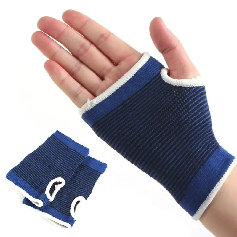 1 Pair Wrist Support Elastic Hand Palm Brace Wrap Band Sleeve Guard Barbell  Straps Sports Gym Training Basketball Bandage