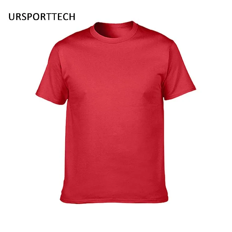 1 PCS Gildan Quality Men's Summer 100% Cotton T-Shirt Men Casual Short Sleeve O-Neck T Shirt Comfortable Solid Tops Tees