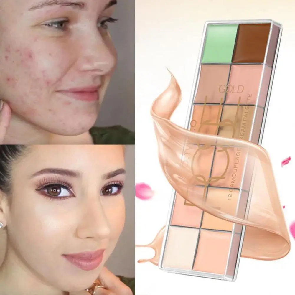 

O.TWO.O makeup concealer palette Camouflage Cream Contour Palette maquillaje profesional foundation Face Corrector base Cosmetic