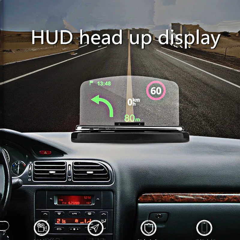 Suntaiho Универсальный Автомобильный HUD Дисплей проектор держатель Кронштейн для мобильного телефона дисплей gps навигация изображение отражатель