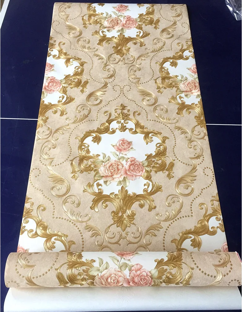 Beibehang мода ПВХ водостойкие прессованные papel де parede обои Европейский пастырской гостиная спальня задний план
