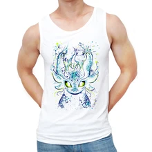 Модный дизайн светлячков летние мужские майки с принтом в виде снов Kirin без рукавов