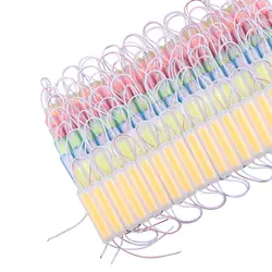 100 шт./лот светодиодный Инъекций Модуль COB DC12V Водонепроницаемый Superbright светодиодный модули Светодиодный Подсветка реклама канал письмо