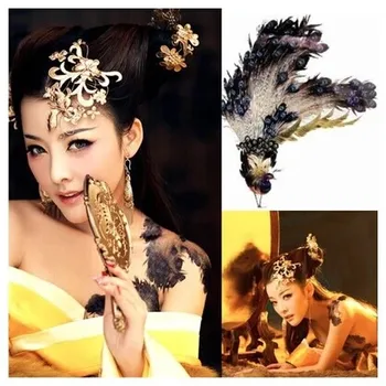 

2pcs 2014 hot Peacock 3d Temporary Tattoo stickers large tattoo stickers women