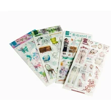 

3pcs/pack Dreamy Kawaii Scrapbooking Sticker DIY Photo Album Decoration Dairy Sticker Card Making Gift for Girls
