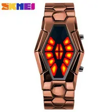 Wholesale Fashion Jewelry New Gold Chain Design Binary Watch For Men