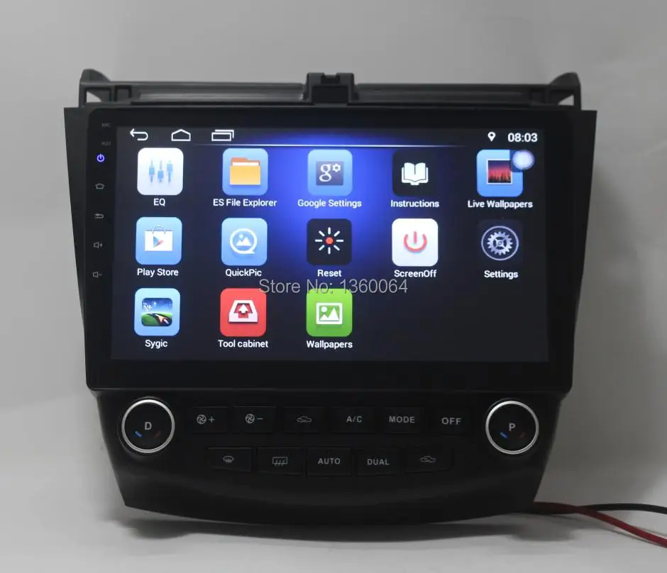 Flash Deal Nedehe Android 8.1 Quad core 10.1 inch for Honda accord 2003 2004 2005-2007 car radio dvd gps navigation steering wheel control 5