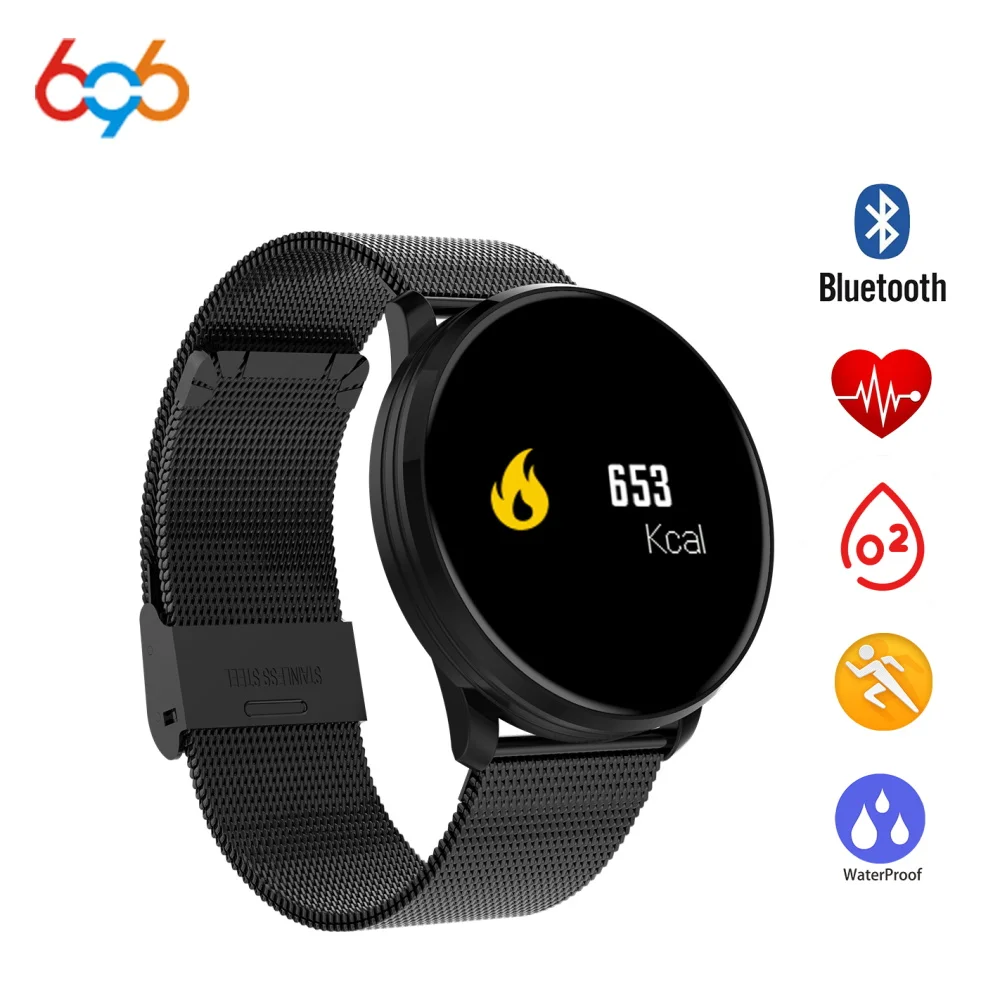 

696 M9 Smart band Bracelet Watch Pedometer Heart Rate Blood Pressure Oxygen Monitor Bluetooth Sport Smart Watch for xiaomi mi3 P