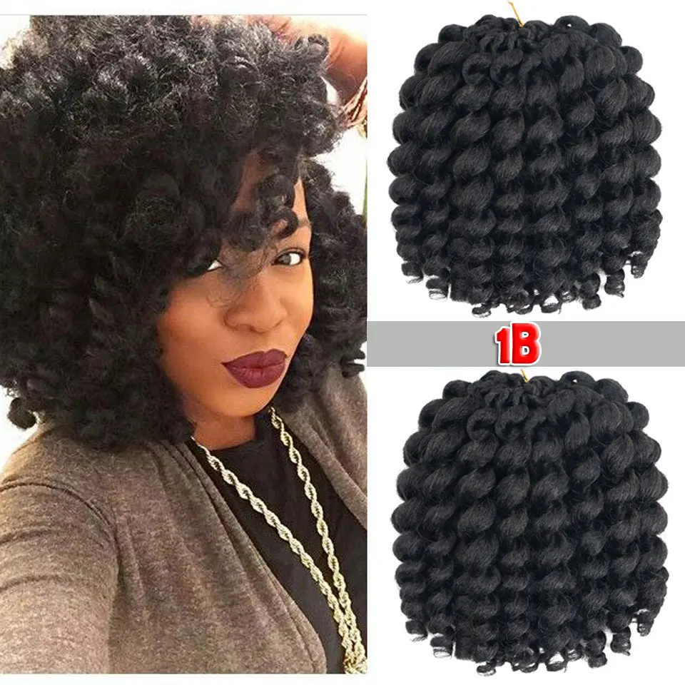 Beyond Beauty Jumpy Wand Jamaican Bounce Curl Crochet Hair Crochet