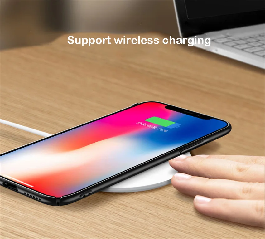 Aixuan Full Protective PC Metal Case for iPhone X Case Hard Thin Slim Car magnet Cover for iPhone X iPhone10 5.8 inch (1)