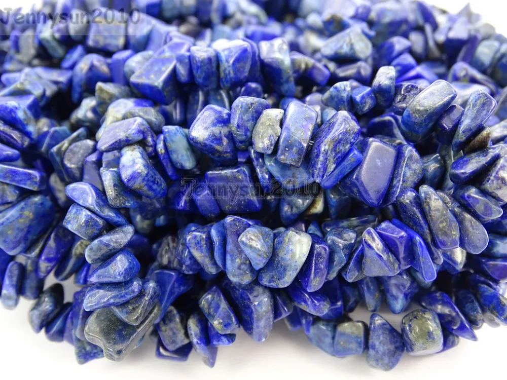 Natural AAA Lapis Lazuli Gemstone 5-8mm Chip Beads Spacer 35/" Jewelry Making