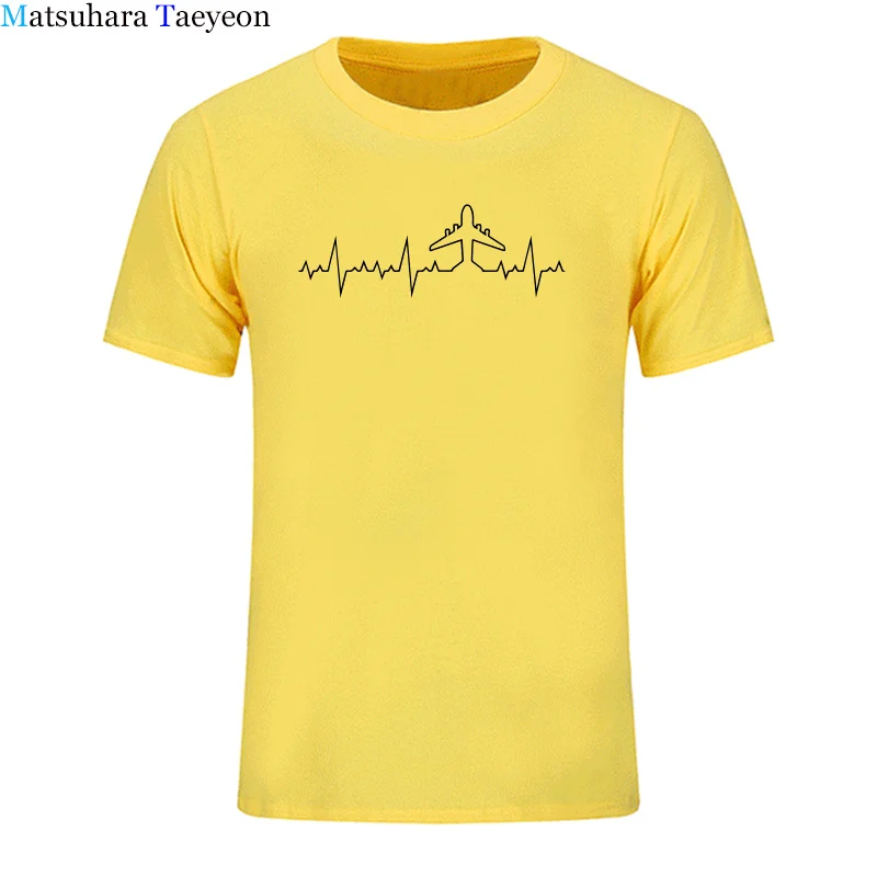 print t shirt Heartbeat Plane Pilot Funny Print T Shirt Men Short Sleeve Cotton Plane Driver T-shirts Mens Clothing Camisetas print t shirt Heartbeat Plane Pilot Funny Print T Shirt Men Short Sleeve Cotton Plane Driver T-shirts Mens Clothing Camisetas