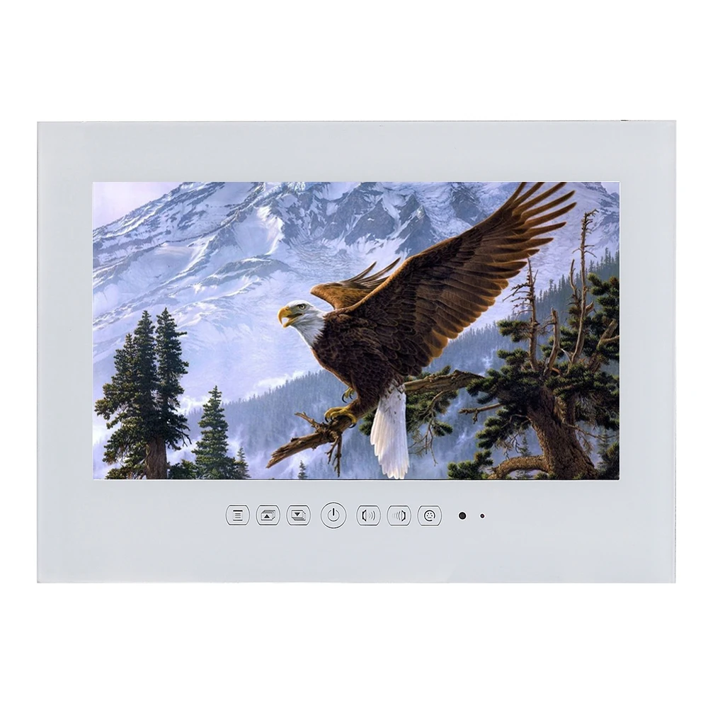 White Waterproof Television Screen HD