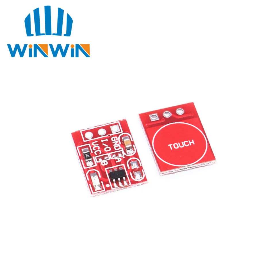 

NEW TTP223 Touch button Module Capacitor type Single Channel Self Locking Touch switch sensor (hong)