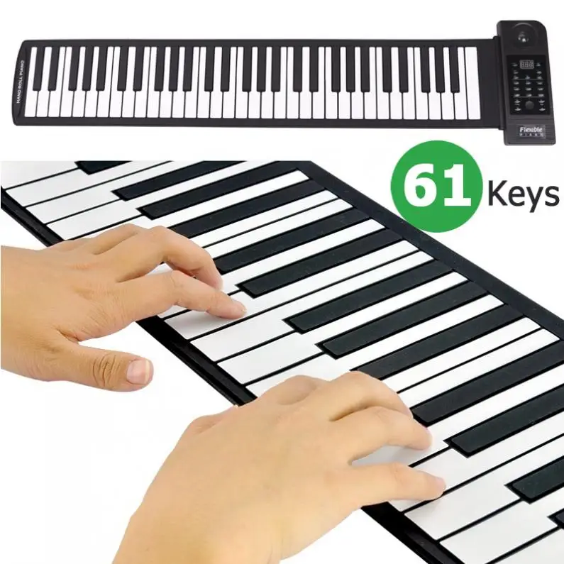 eletrônico enrolar piano built-in alto-falante
