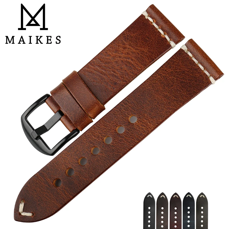 vintage leather watch strap