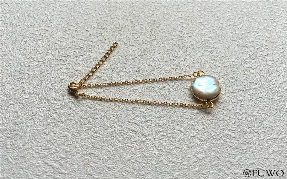 Oblate Pearl Bracelet 9