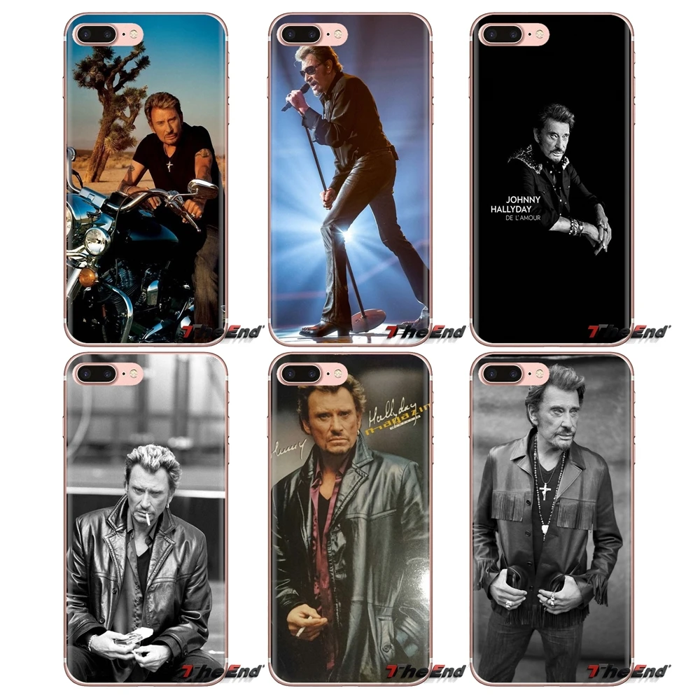

For Oneplus 3T 5T 6T Nokia 2 3 5 6 8 9 230 3310 2.1 3.1 5.1 7 Plus 2017 2018 Johnny Hallyday Transparent Soft Cases Covers