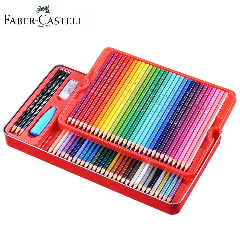 Набор цветных карандашей для художников Faber Castell 12/24/36/60 цветов художественных