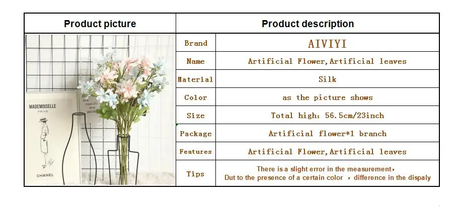 3 fork dance orchid artificial flower bouquet fake flower wedding family party decoration hotel furnishings Cheap flower
