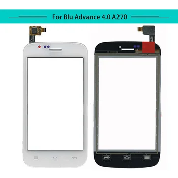 

Double u 20pcs/lot For BLU Advance4.0 A270 Touch Screen Glass Digitizer Touch Panel Repair Free Shipping