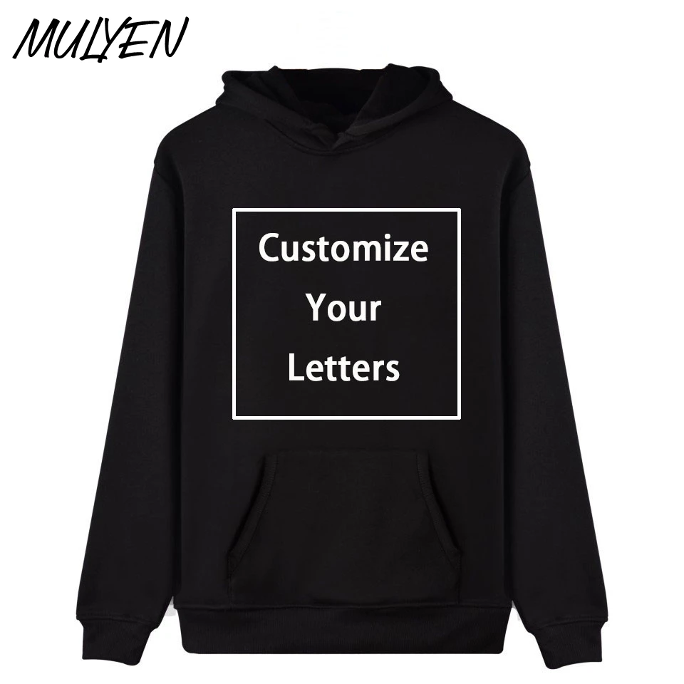 MULYEN Novelty Custom Made Design Hoodies Men Women Unisex