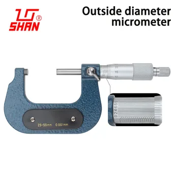

Outer diameter micrometer 25-50 mm 0.001 spiral micrometer high precision instrument caliper centimeter outside micrometers