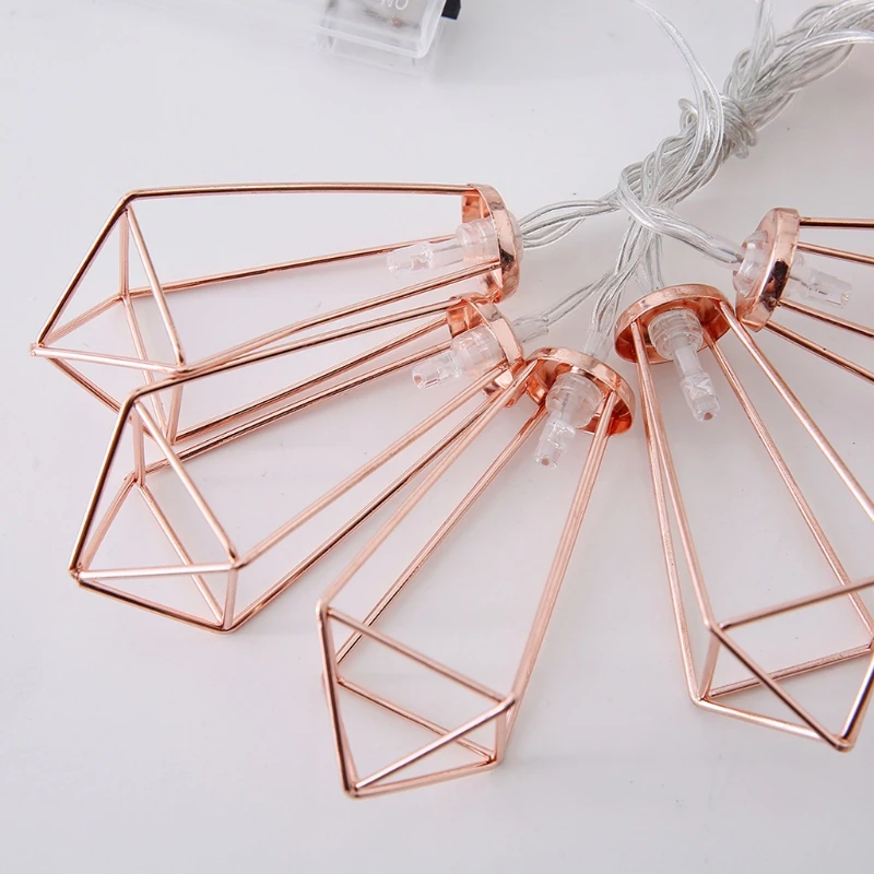 

2018 Shining 10/20LED Battery LED String Light Operated Metal Party Fairy Light Decoration Light S5_19