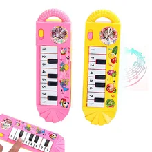 1 шт мини детский игровой клавиатуры для малышей и детей постарше пианино развивающий, образовательный мультфильм милый игрушечный музыкальный инструмент