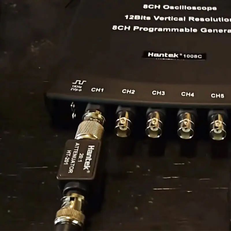 Hantek HT201 Attenuator 20:1 Bandwidth Passive 300V Max For Pico Hantek HT-201 Signal Attenuator Oscilloscope 1008C digital oscilloscope,signal generator