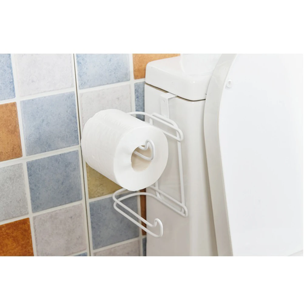 

1Pc Over the Tank Paper Holder Durable Double Roll Space Saving Tissue Paper Storage Paper Holder for Toilet Kitchen Bathroom